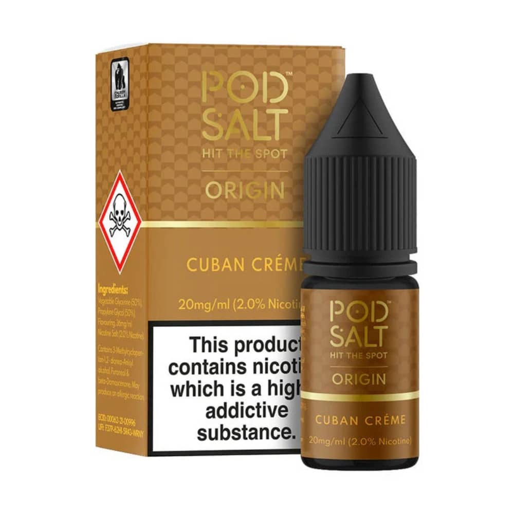 Pod Salt Origin Nic Salts e liquids 10ml