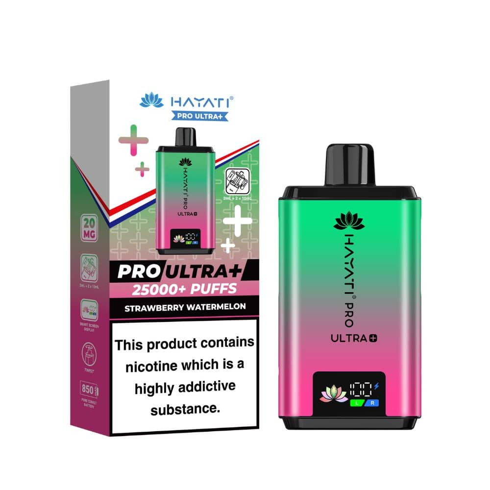 Hayati Pro Ultra Plus 25k Prefilled Vape Kit Strawberry Watermelon