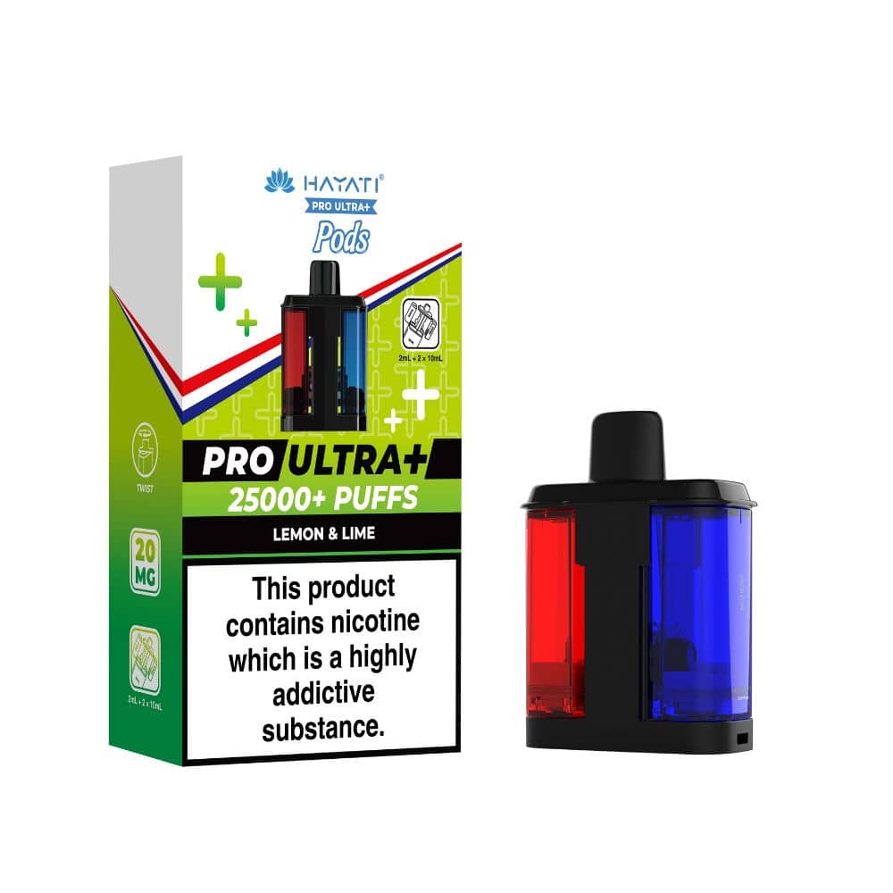 Hayati Pro Ultra Plus 25K Pods Lemon & Lime