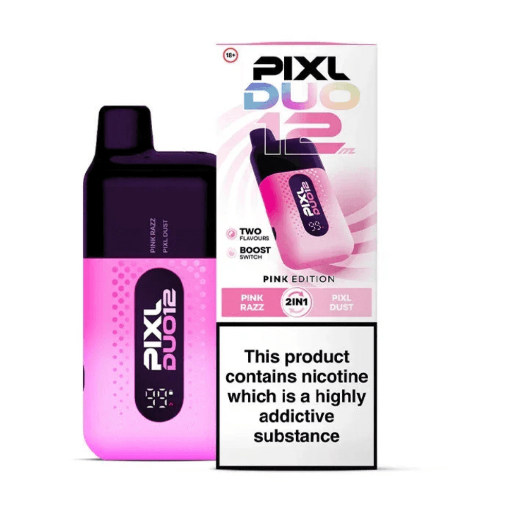 Pixl Duo 12k Prefilled Vape Kit Pink Edition