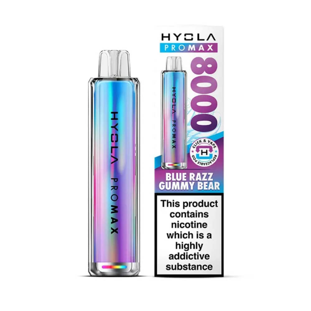 Hyola Pro Max 8000 Prefilled Vape Kit Blue Razz Gummy Bear