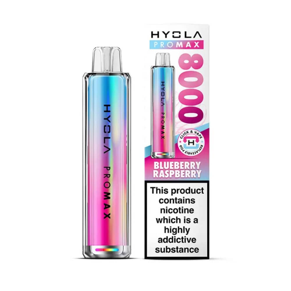 Hyola Pro Max 8000 Prefilled Vape Kit Blueberry Raspberry