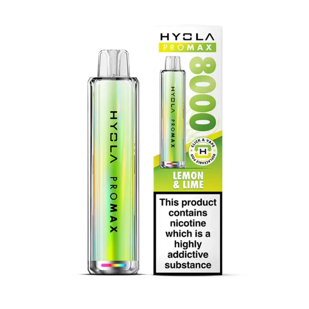 Hyola Pro Max 8000 Prefilled Vape Kit Lemon & Lime