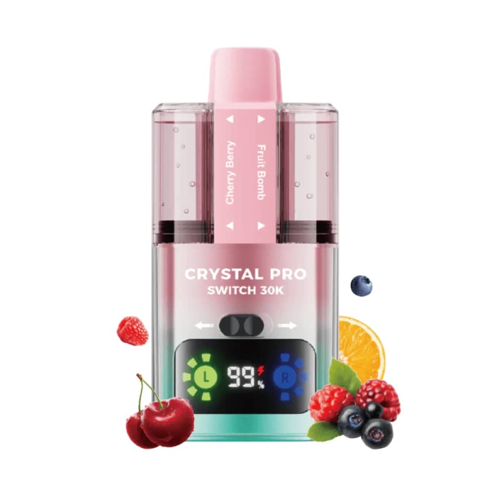 Crystal Pro Switch 30k Prefilled Vape Kit Cherry Berry / Fruit Bomb