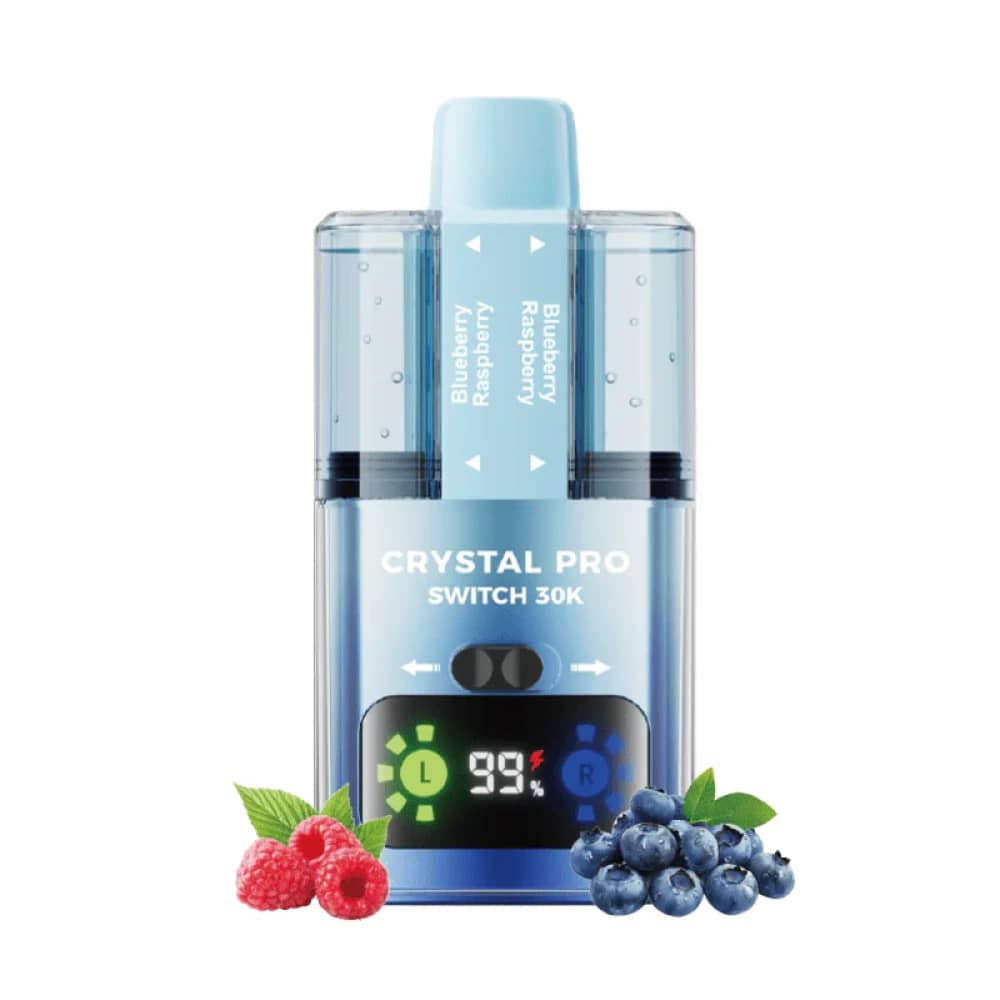 Crystal Pro Switch 30k Prefilled Vape Kit Blueberry Raspberry