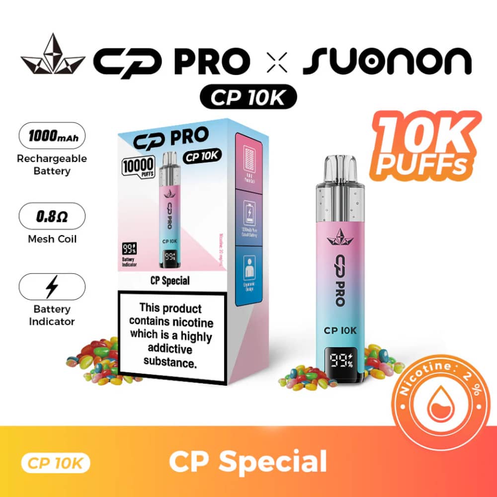 Crystal Pro CP 10k Prefilled Pod Vape Kit CP Special