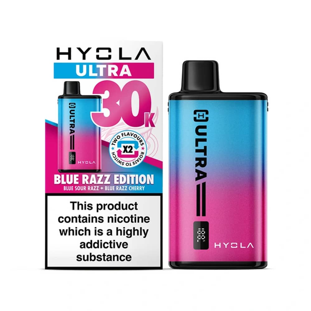 Hyola Ultra Plus 30k Prefilled Vape Kit Blue Razz Edition
