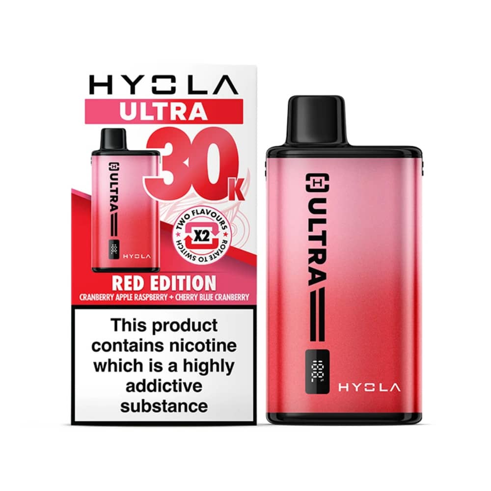 Hyola Ultra Plus 30k Prefilled Vape Kit Red Edition