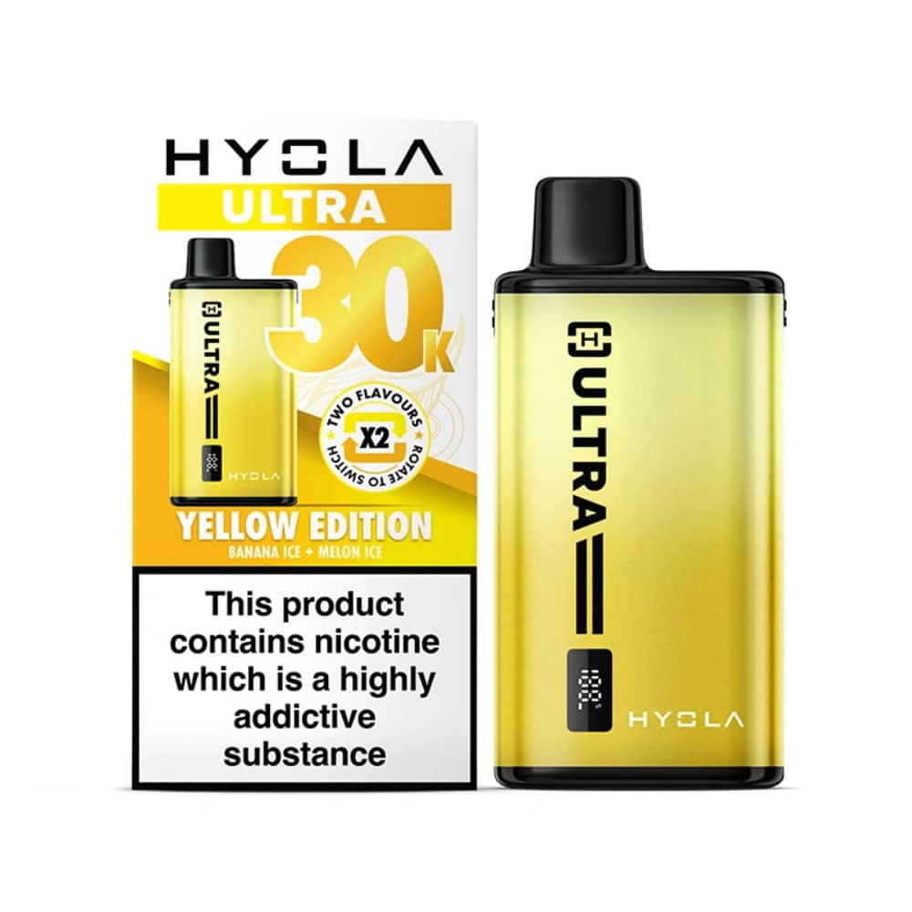 Hyola Ultra Plus 30k Prefilled Vape Kit Yellow Edition