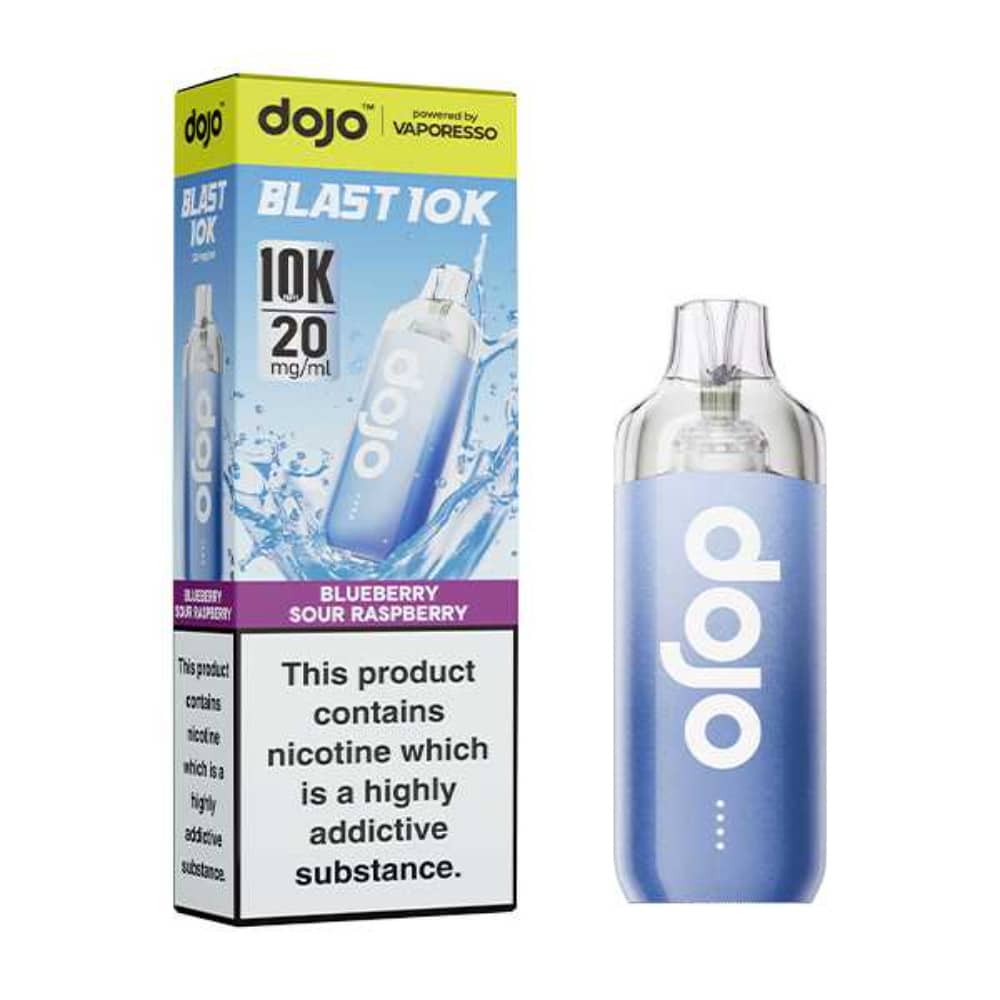 Vaporesso Dojo Blast 10k Prefilled Vape Kit Blueberry Sour Raspberry