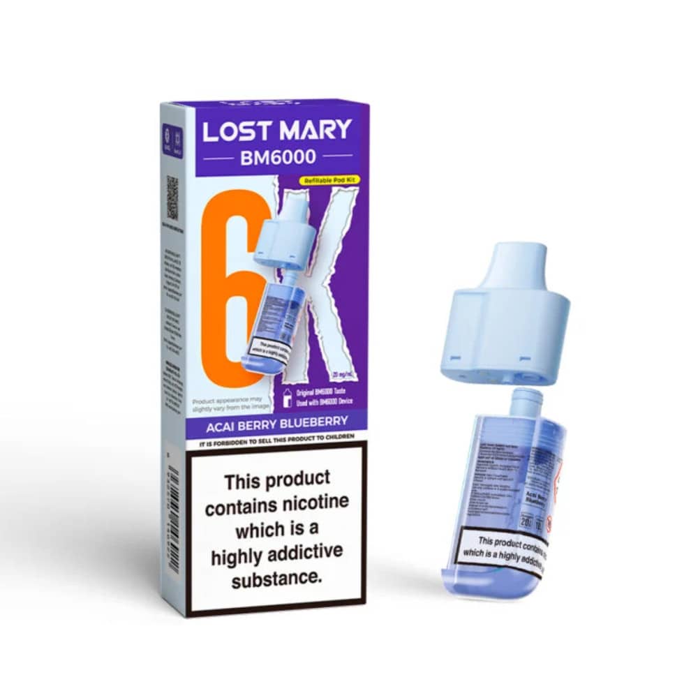 Lost Mary Bm6000 Refill Pods | 6,000 Puffs