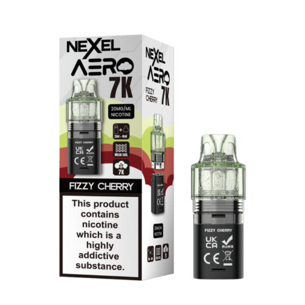 Nexel Aero 7k Pods Fizzy Cherry