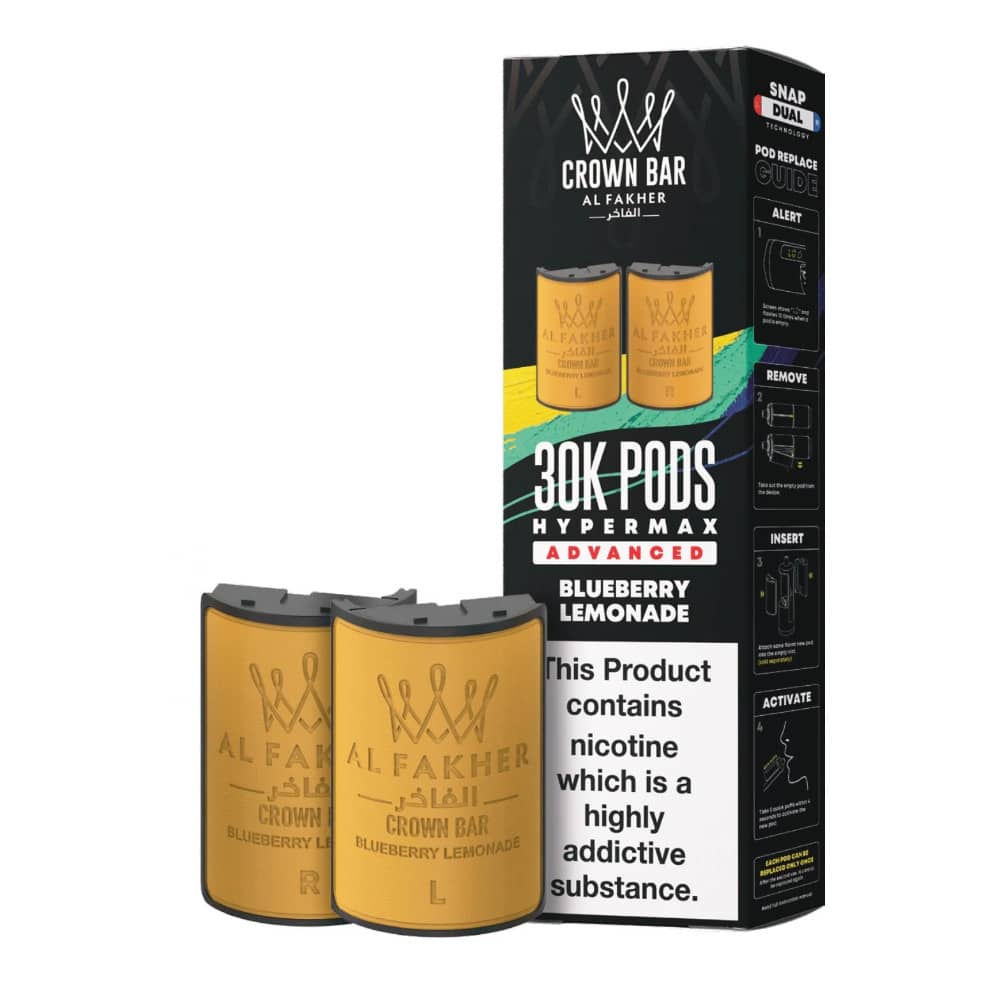 Al Fakher 30k Hypermax Pods Blueberry Lemonade
