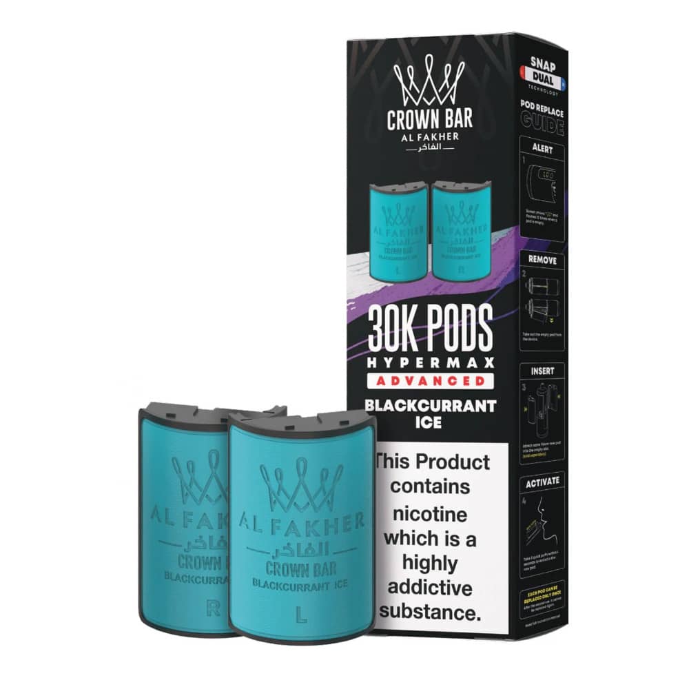 Al Fakher 30k Hypermax Pods Blackcurrant Ice