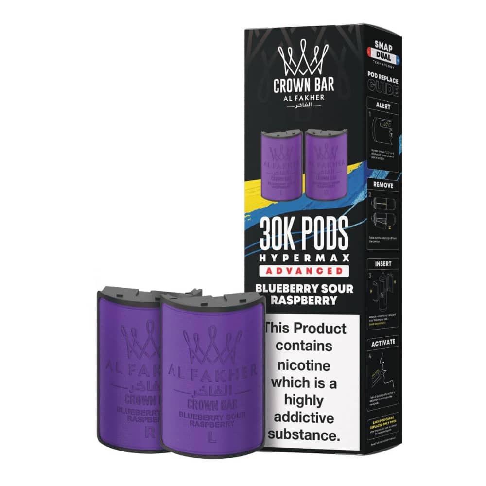 Al Fakher 30k Hypermax Pods Blue Sour Raspberry