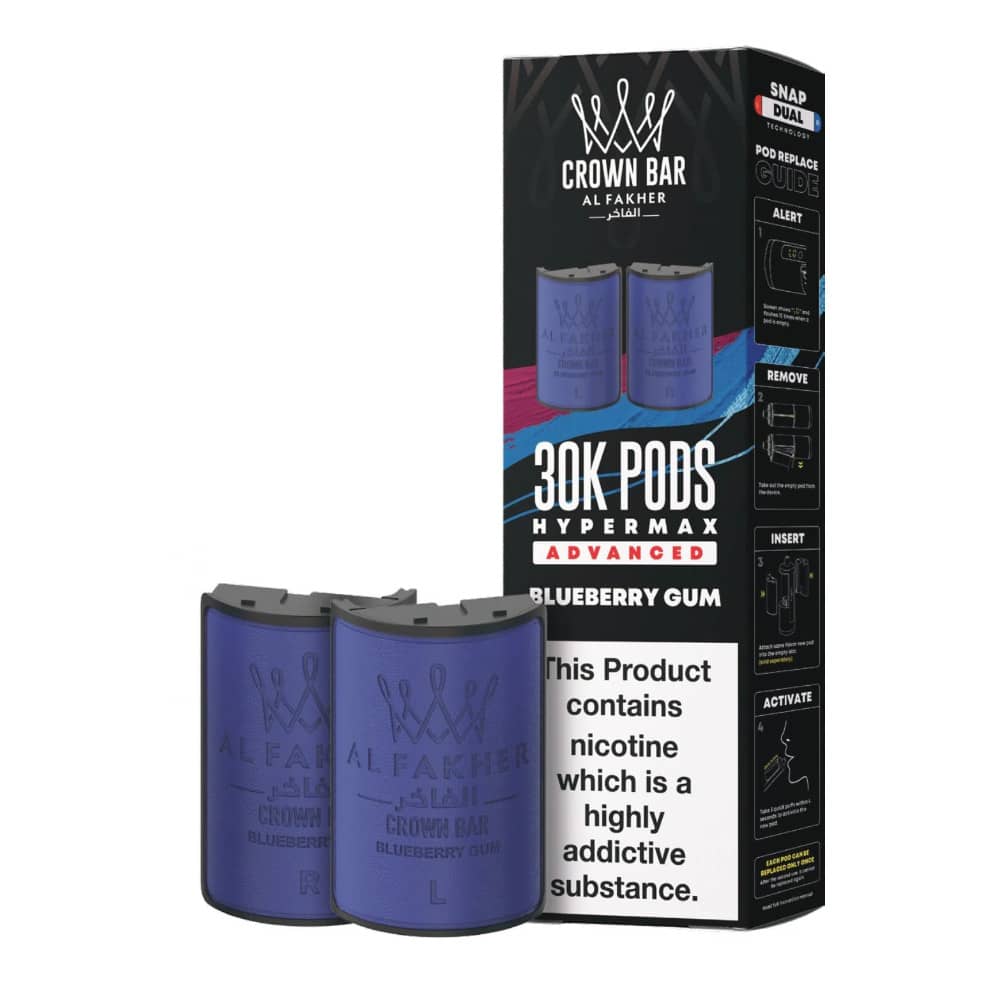 Al Fakher 30k Hypermax Pods Blueberry Gum