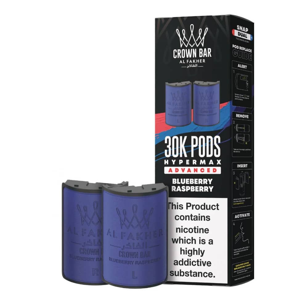 Al Fakher 30k Hypermax Pods Blueberry Raspberry