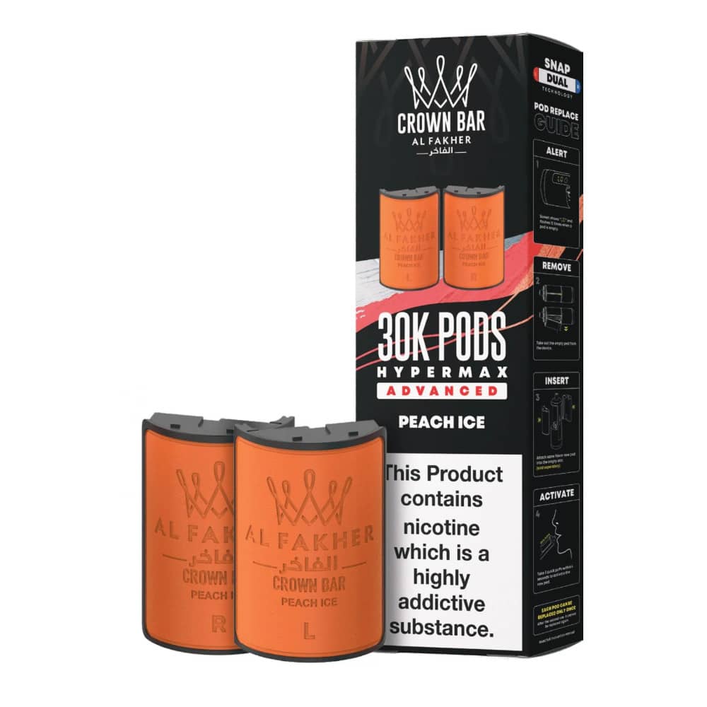 Al Fakher 30k Hypermax Pods Peach Ice