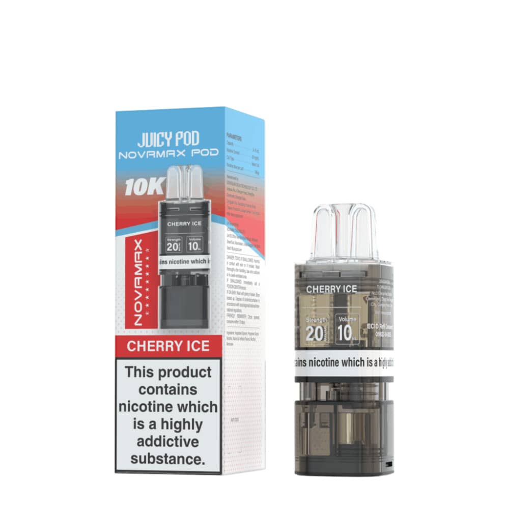 Juicy Pod Novamax 10K Pods Cherry Ice