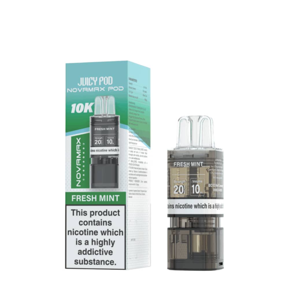 Juicy Pod Novamax 10K Pods Fresh Mint