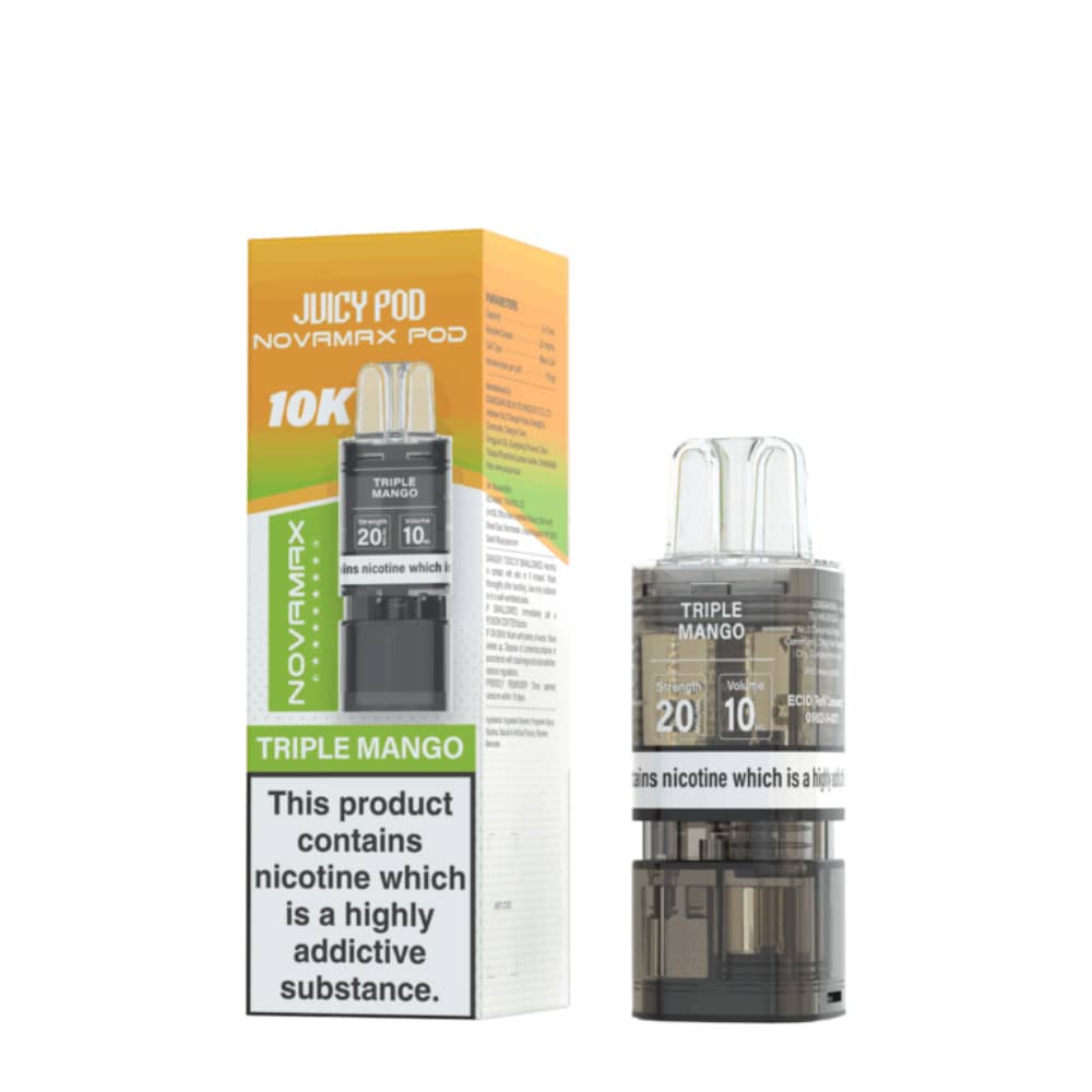 Juicy Pod Novamax 10K Pods Triple Mango