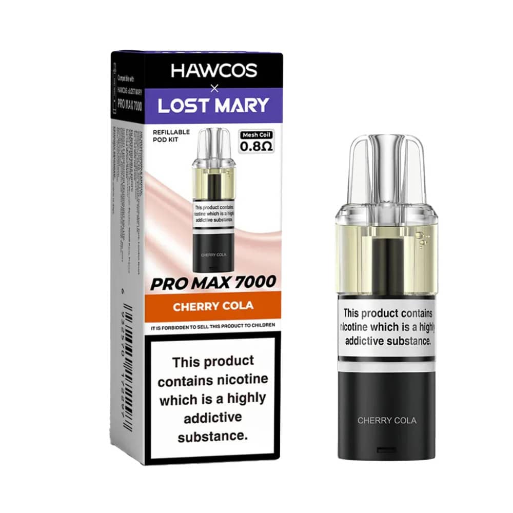 Lost Mary Hawcos Pro Max 7000 Pods Cherry Cola