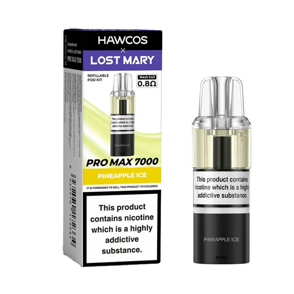 Lost Mary Hawcos Pro Max 7000 Pods Pineapple Ice
