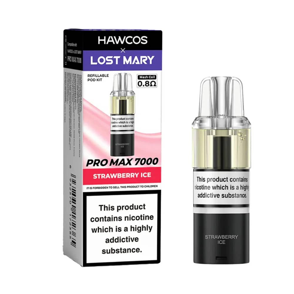 Lost Mary Hawcos Pro Max 7000 Pods Strawberry Ice