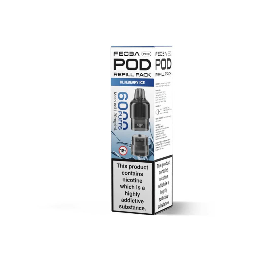 Feoba Pro Plus 6000 Pods Blueberry Ice