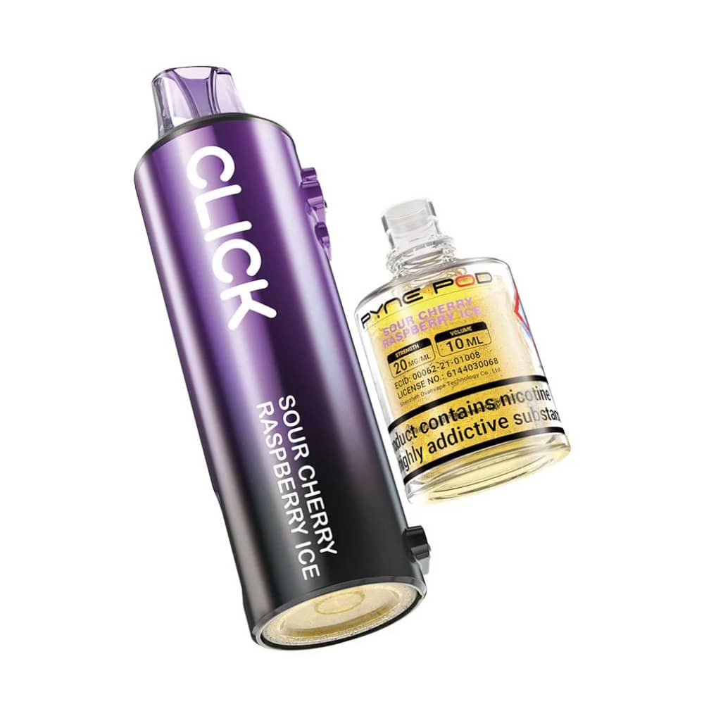 Pyne Pod Click 10k Pods Sour Cherry Raspberry Ice