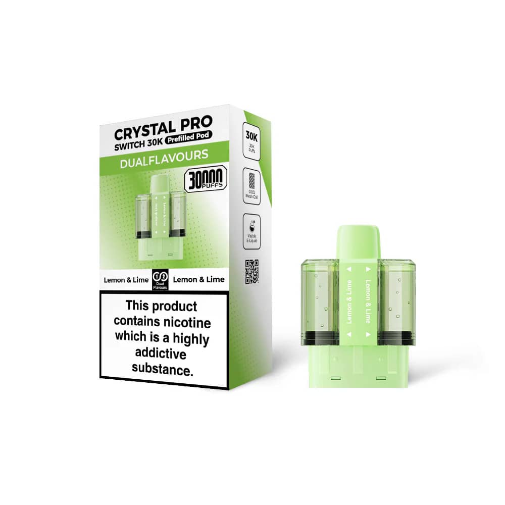 Crystal Pro Switch 30k Pods Lemon Lime