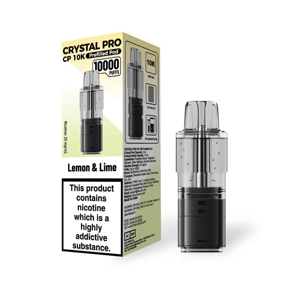 Crystal Pro CP 10k Pods Lemon Lime