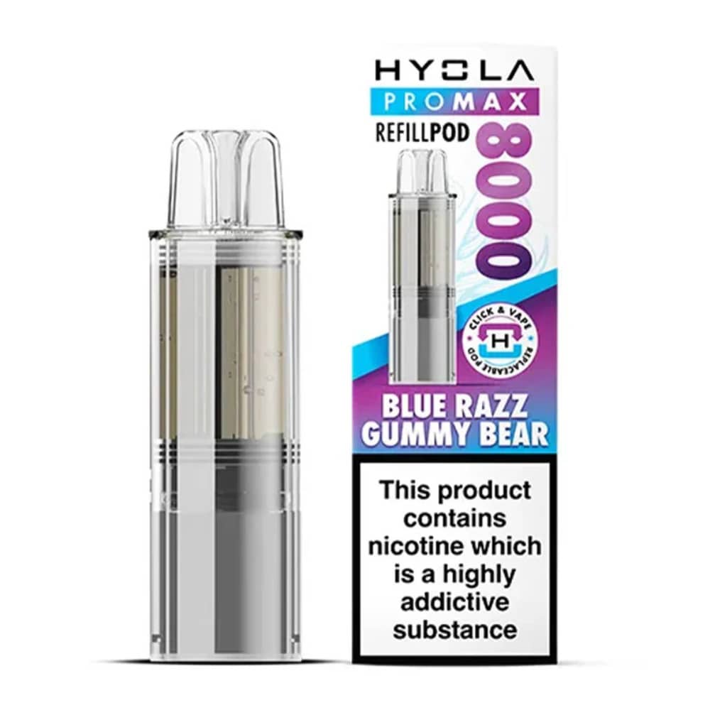 Hyola Pro Max 8000 Pods Blue Razz Gummy Bear