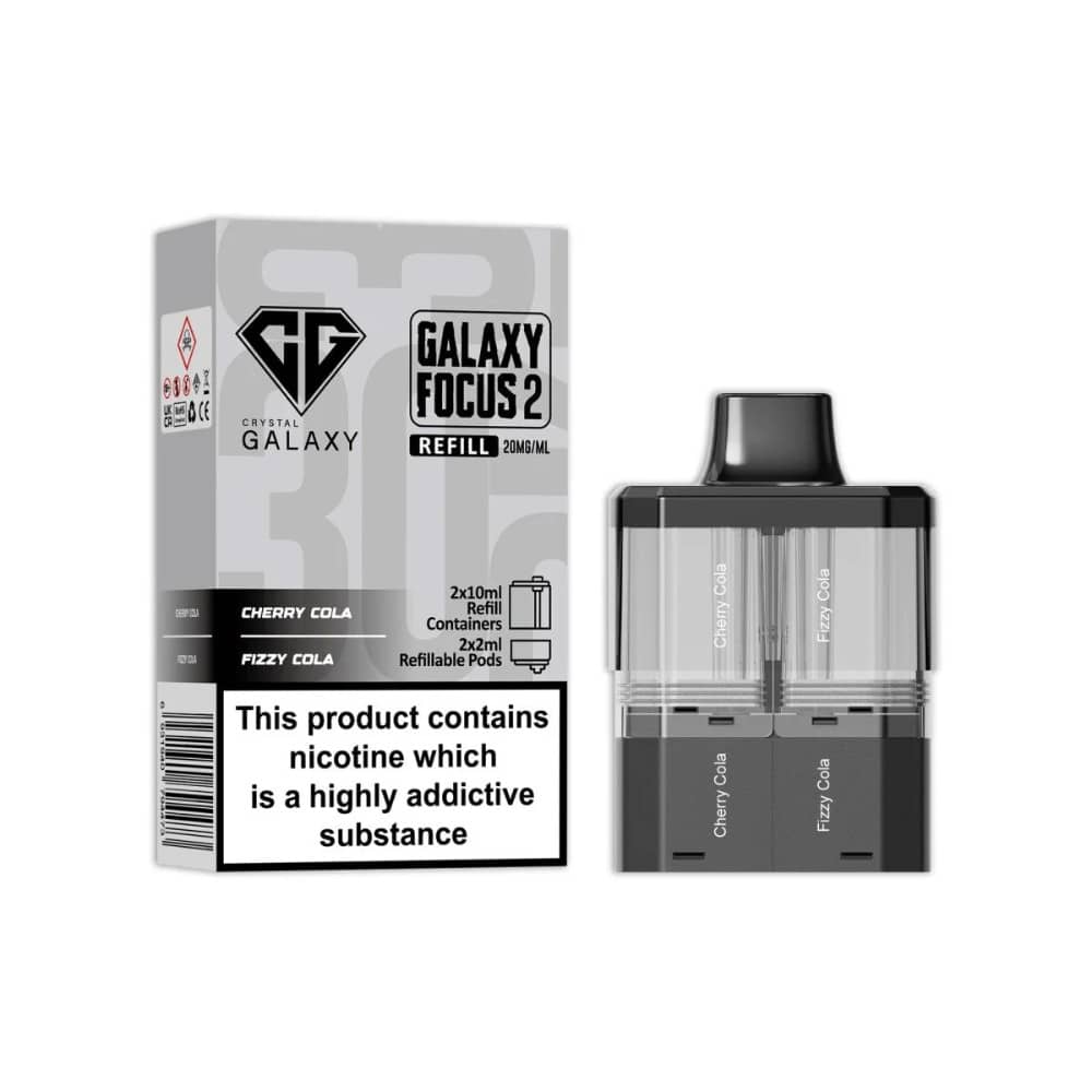 Crystal Galaxy 30k Focus 2 Pods Cherry Cola / Fizzy Cola