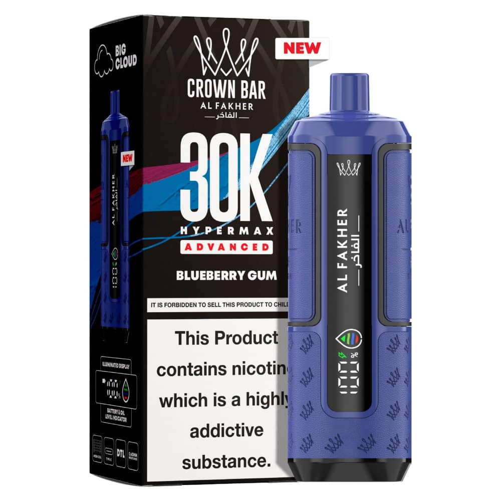 Al Fakher 30k Hypermax Prefilled Vape Kit Blueberry Gum