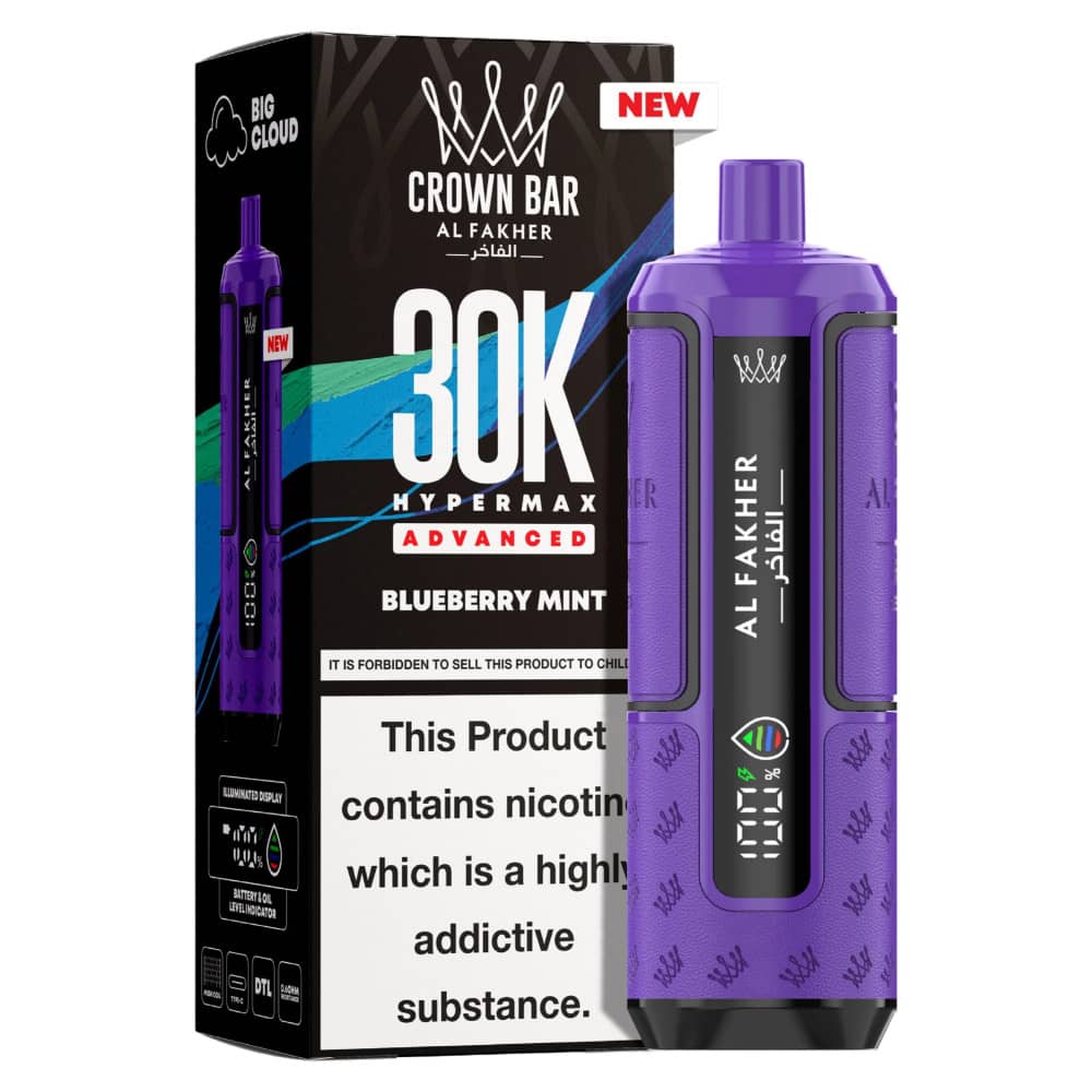 Al Fakher 30k Hypermax Prefilled Vape Kit Blueberry Mint
