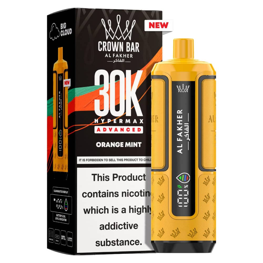 Al Fakher 30k Hypermax Prefilled Vape Kit Orange Mint