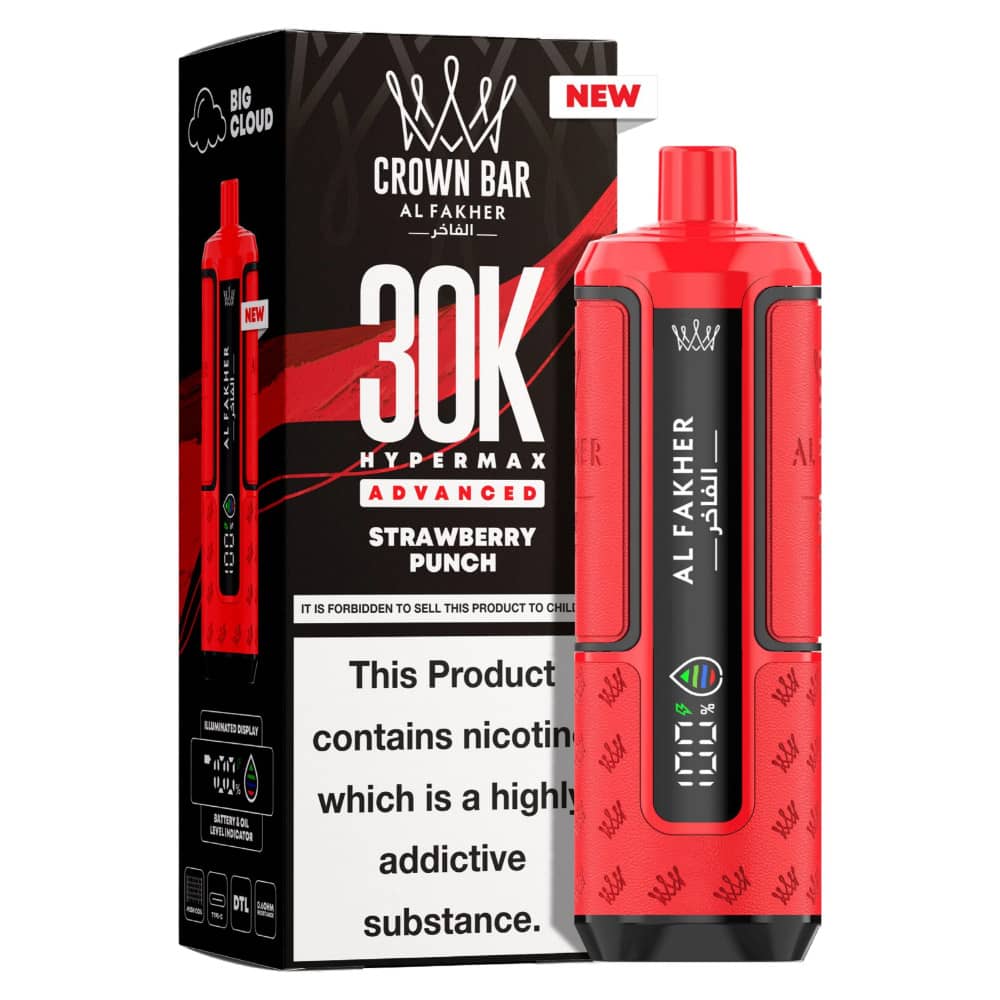 Al Fakher 30k Hypermax Prefilled Vape Kit Strawberry Punch