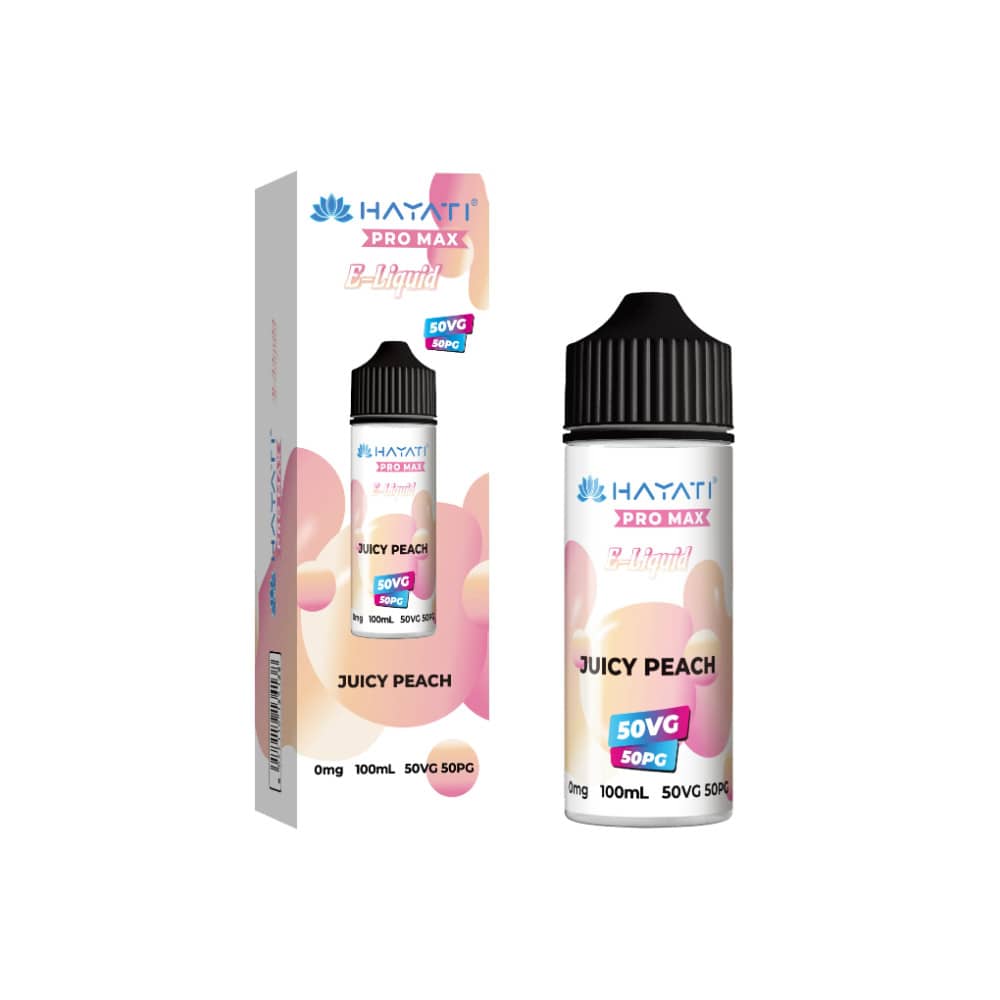 Hayati Pro Max 100ml E-Liquids 50/50 Juicy Peach