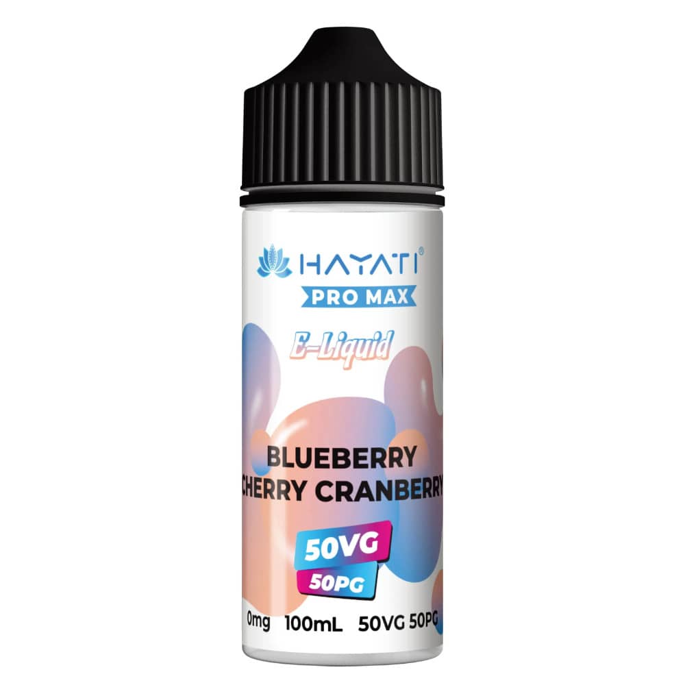 Hayati Pro Max 100ml E-Liquids 50/50 Blueberry Cherry Cranberry