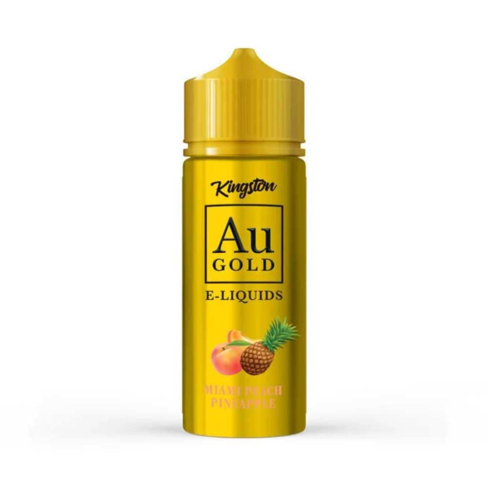 Kingston Au Gold 100ml E-Liquids Miami Peach Pineapple