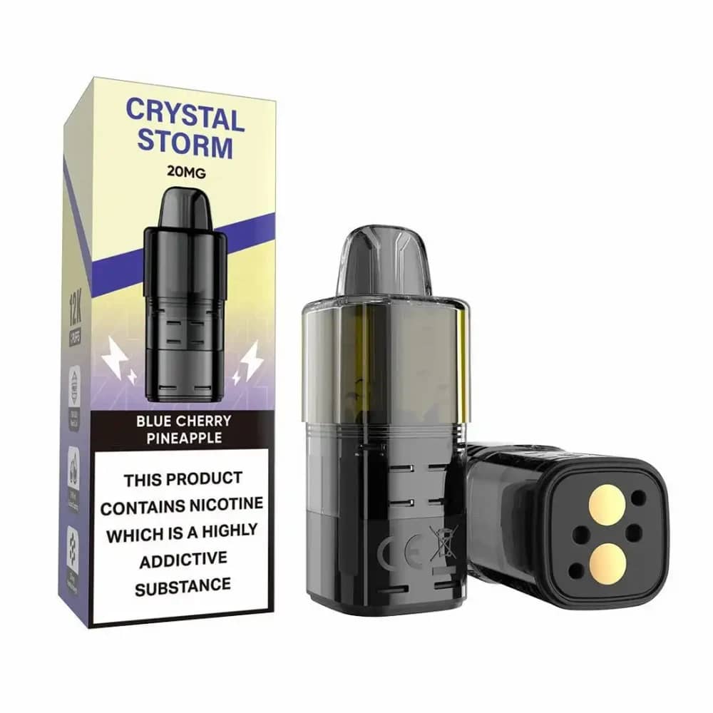 Crystal Strom Bar 12k Refill Pods | 20mg Blue Cherry Pineapple