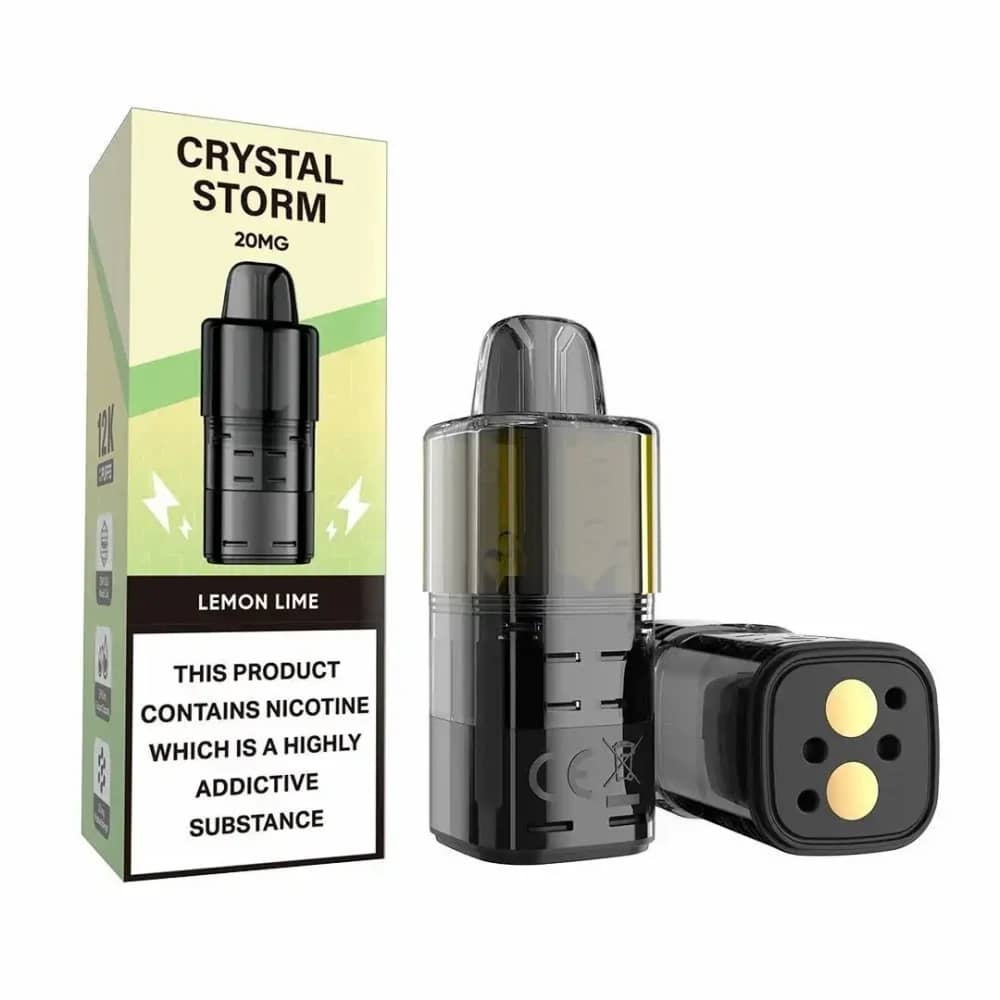 Crystal Strom Bar 12k Refill Pods | 20mg Lemon & Lime