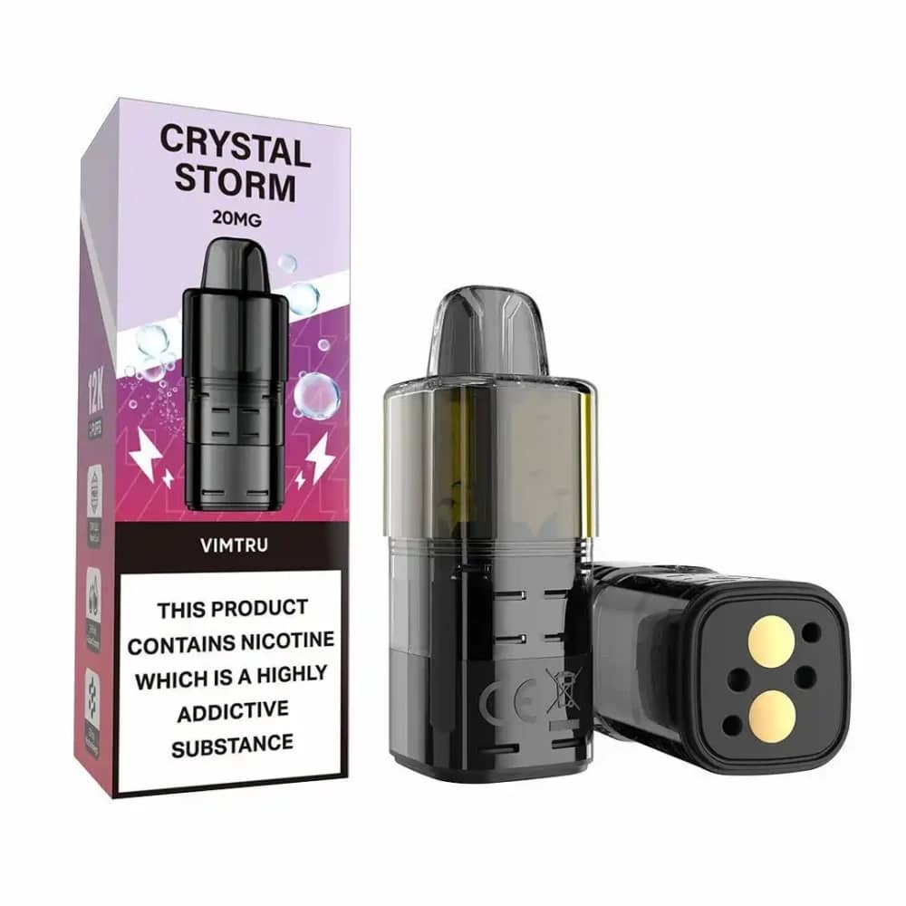 Crystal Strom Bar 12k Refill Pods | 20mg Vimtru