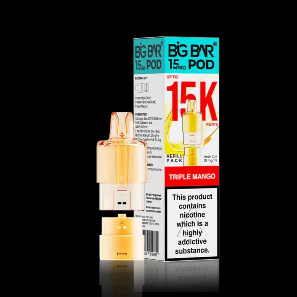 Big Bar Pro 15k Refill Pods Triple Mango