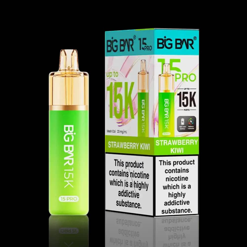 Big Bar Pro 15k Prefilled Vape Kit Strawberry Kiwi