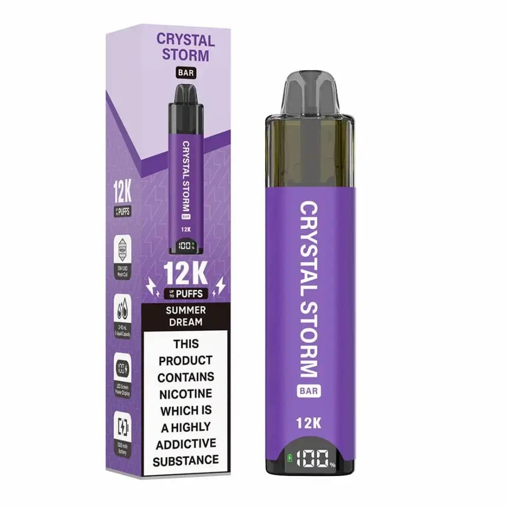 Crystal Strom Bar 12k | Prefilled 20mg Pod Kit Summer Dream