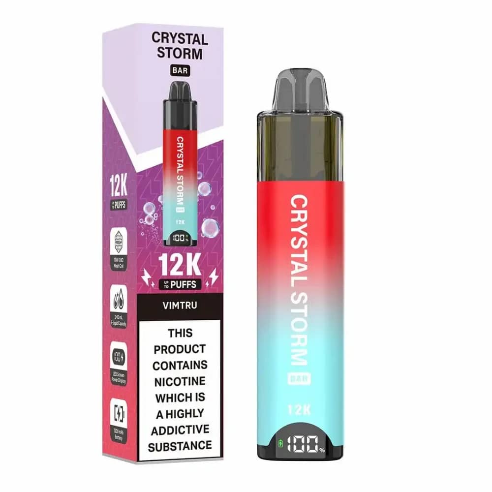 Crystal Strom Bar 12k | Prefilled 20mg Pod Kit Vimtru
