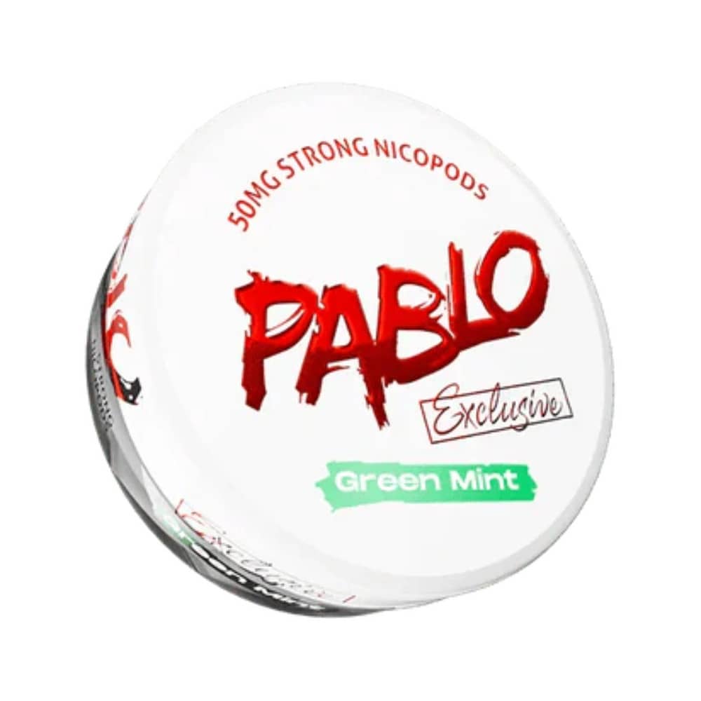 Pablo Nicotine Pouches Green Mint 50mg