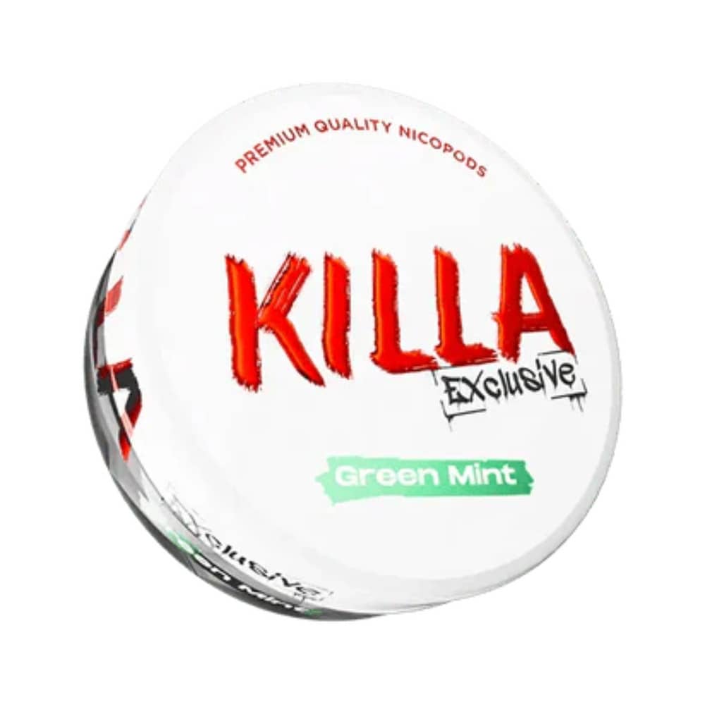 Killa Nicotine Pouches Green Mint 16mg